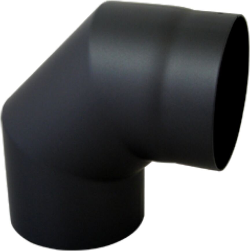Arc Bertrams 05SB90-180 90°, en 3 parties, Ø 180 x 2 mm, fixe, sans porte, noir