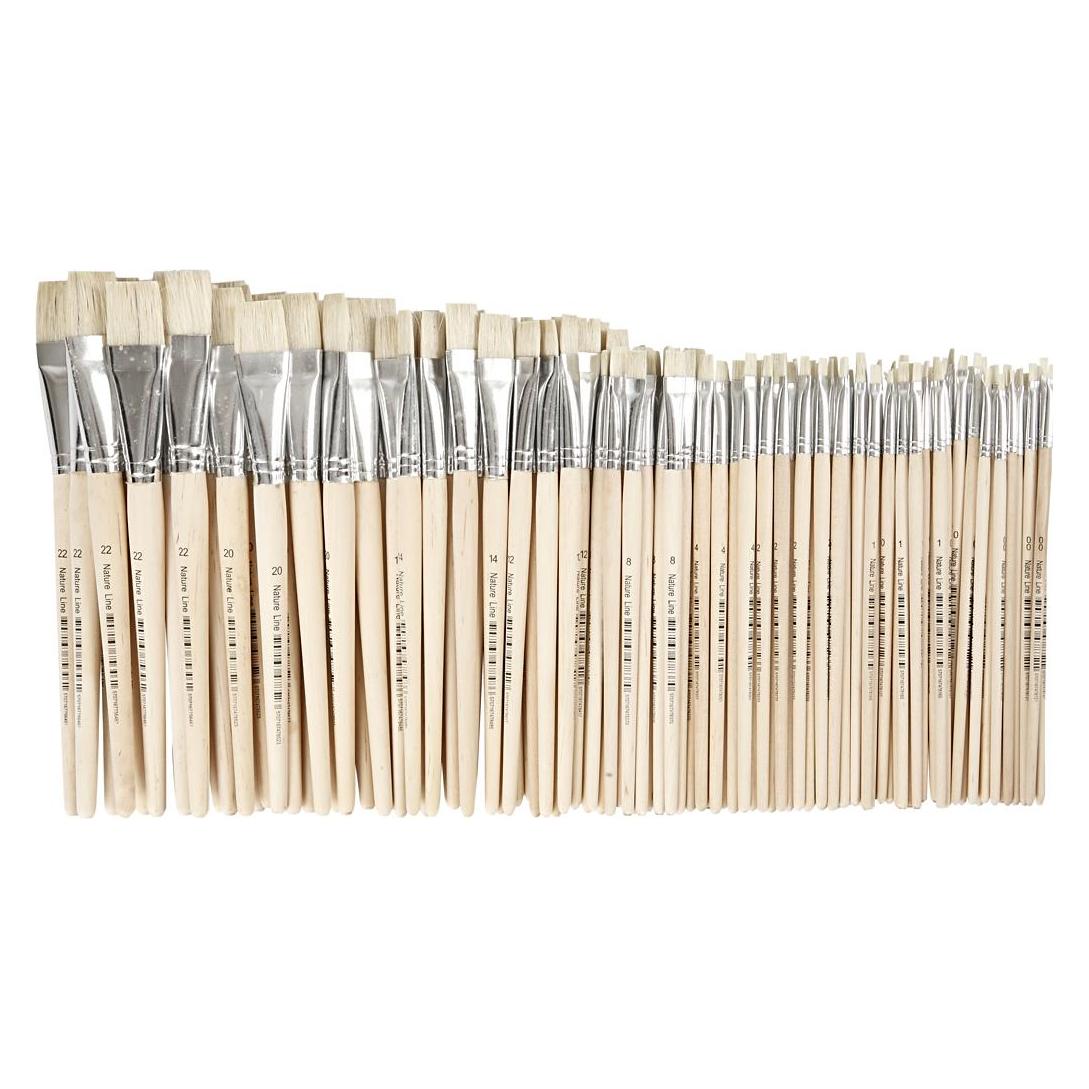 Creativ Company Pinsel im Sortimentskasten (3 mm) (10648)
