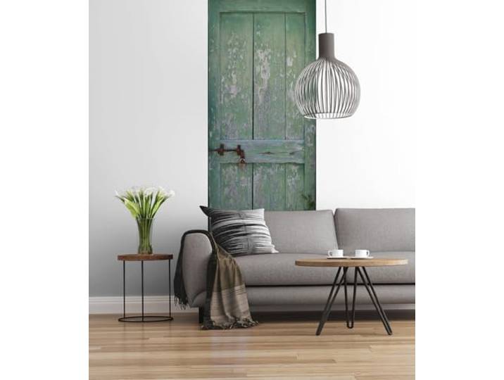 Komar Vlies Fototapete GARTENTÜR 100 x 280 cm Tapete, Wand Dekoration, Tür, Haustür, Tor, Vintage, Shabby, Schlafzimmer, Wohnzimmer -156-DV1