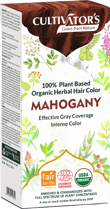Cultivators Organic Hair Dye with Herbs 100 gr Mahogany