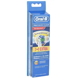 ORAL B Aufsteckbürsten Prec.Clean Bakter 8 St