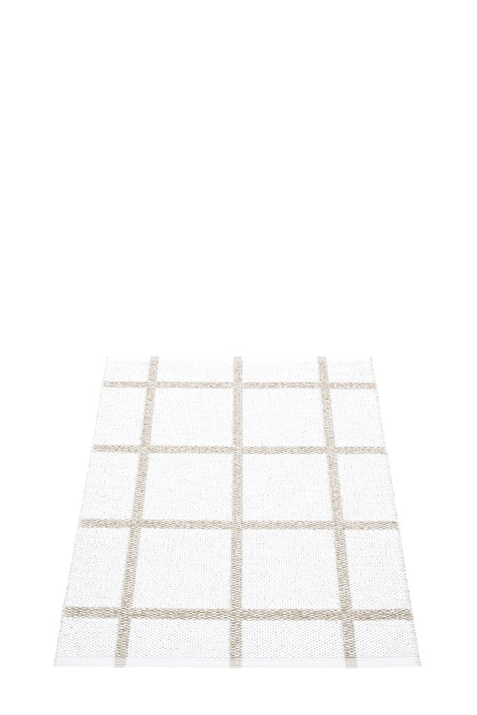 pappelina Ada Outdoor-Teppich - white / stone metallic (70 x 100cm) 70 x 100cm AD0710