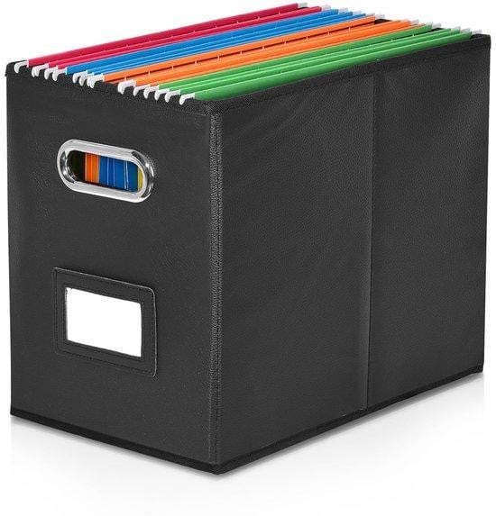 OEM Documentenbox A4, zwart hout, modern ontwerp