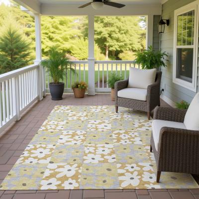 Addison Rugs Machine Washable Indoor/ Outdoor Floral Krissy Chantille Rug