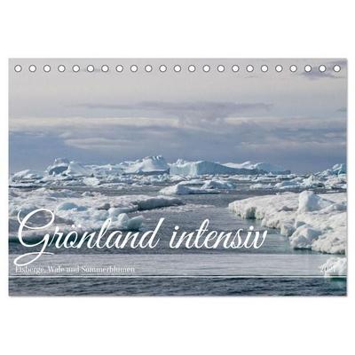 Grönland intensiv (Tischkalender 2027 DIN A5 quer), CALVENDO Monatskalender