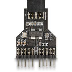 Delock USB 2.0 Adapter [2x Stiftleiste - 1x Buchse] 60045