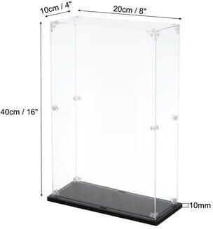 Unique Acrylic Display Case, Dustproof Storage Organizer for Collectibles 1Pc