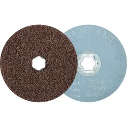 Vliesscheibe Pferd COMBICLICK, Ø 125 mm, Körnung A100