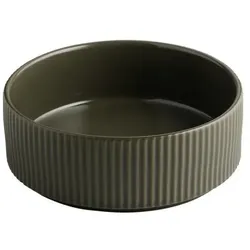 APS Schale THE GRID 6er Set - Porzellan mud (braun), Ø 16 cm, 550 ml, stapelbar