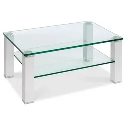 Arteca Couchtisch Modul A 100x65cm Glas Weiß