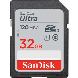 Sandisk Ultra 3 Pack (32 GB, SDHC, U1, UHS-I), Speicherkarte, Schwarz