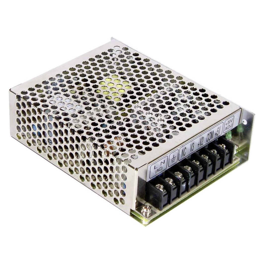 MeanWell MEAN WELL RT-65D, 65 W, 88 - 264 V, ITE EN/UL/IEC 60950, Metallisch, 98 mm, 129 (RT-65D)