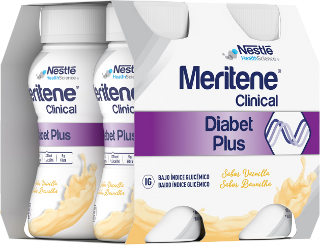 Nestle Meritene Clinical Diabet Plus Baunilha 4x200ml