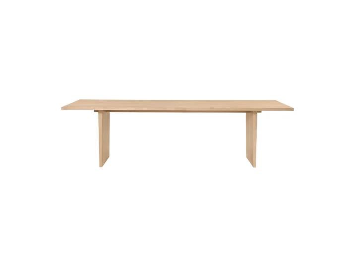GUBI Table à manger Private 100x260 cm Chêne teinté clair
