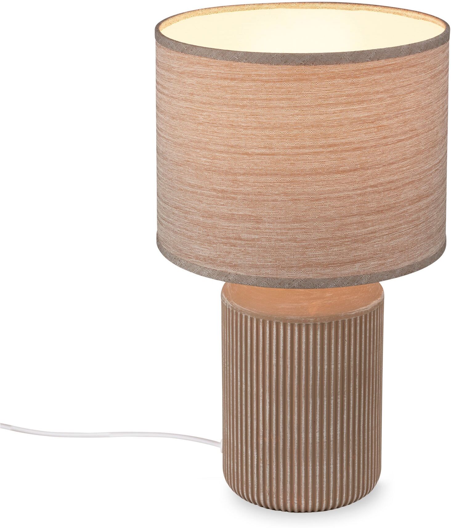 BRILONER LEUCHTEN Tischleuchte "INO Tischlampe", braun, Leuchten, Tischleuchte