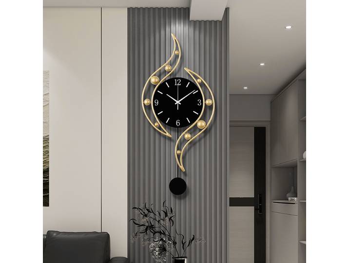 Horloge salon horloge murale famille fond mur 2025 nouvelle horloge décorative moderne simple réseau rouge haute qualité montre à quartz