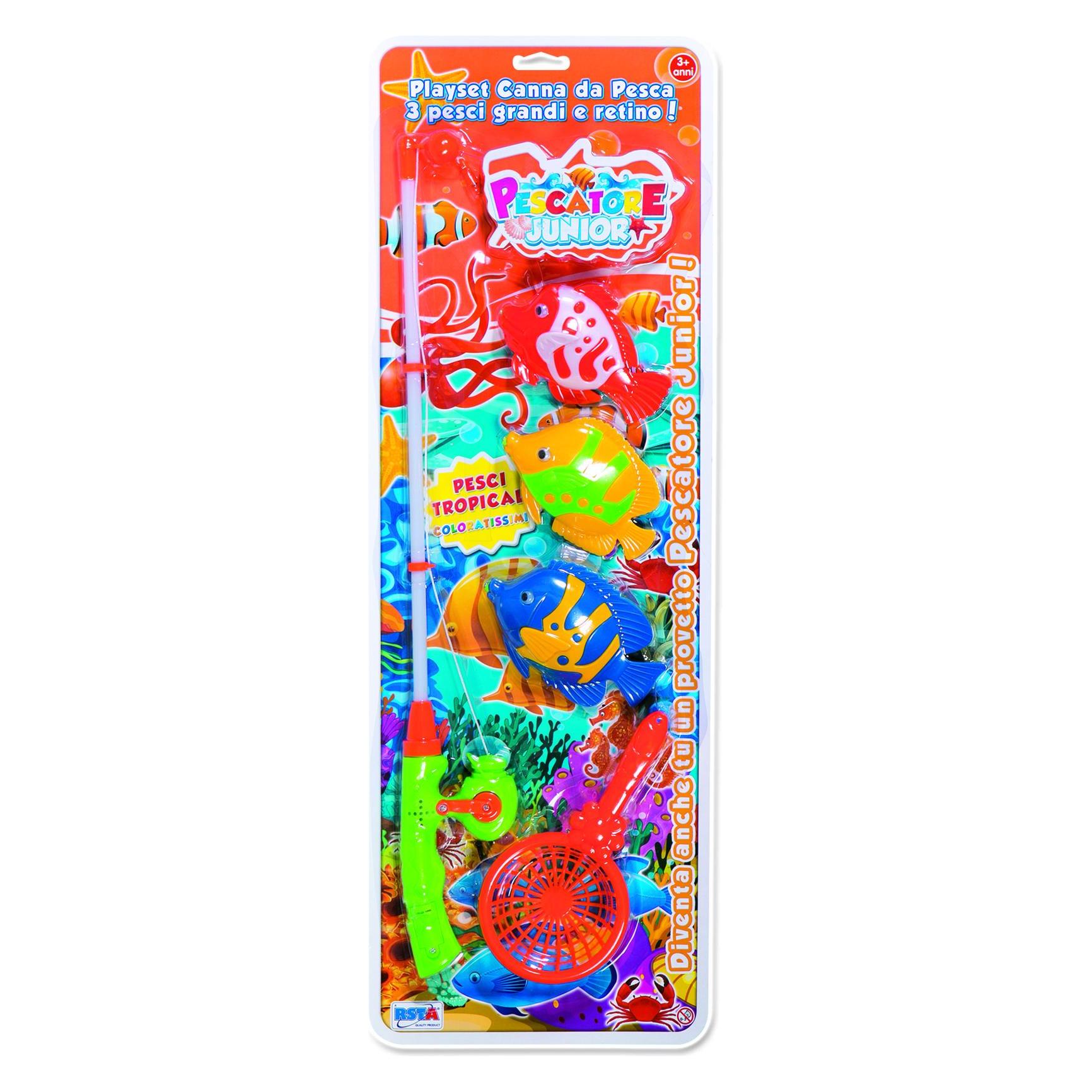 Rs Toys Bls Junior Fisherman, Net Rod And 3 Fishes (46036512)
