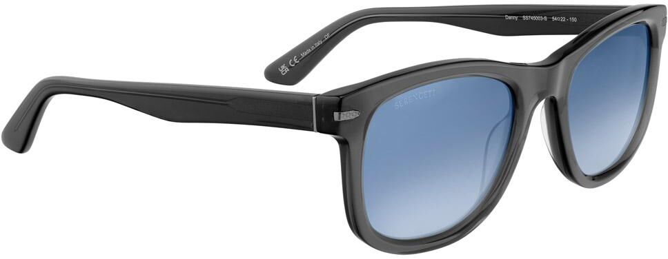 Serengeti  - Danny Shiny Translucent Grey Mineral Polarized Blue Gradient - Lunettes de soleil