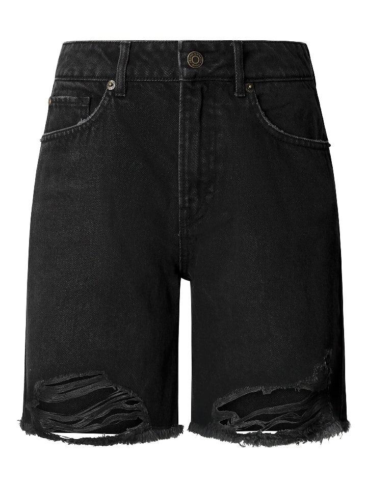 Pepe Jeans Jeans-Bermudas in Schwarz - W26