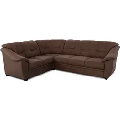 sit & more Ecksofa Savona Mikrofaser Braun