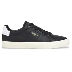 Pepe Jeans für Herren. PMS31076 Turnschuhe Kenton Fresh schwarz (42), Wohnung, Schnürsenkel, Lässig