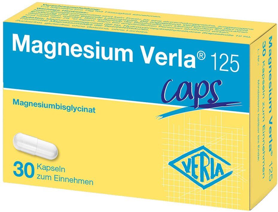 Magnesium-Verla Magnesium Verla® 125 Kapseln 30stk