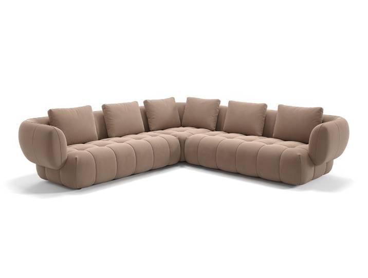 Stoff Wohnlandschaft MARE XXL Sofa Megasofa Polsterecke