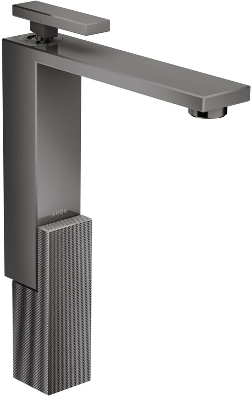 Hansgrohe Waschtisch-Einhebelmischer 280 Axor Edge Ausl. 180mm, Diamantschl., pol. bla vc (46031330)