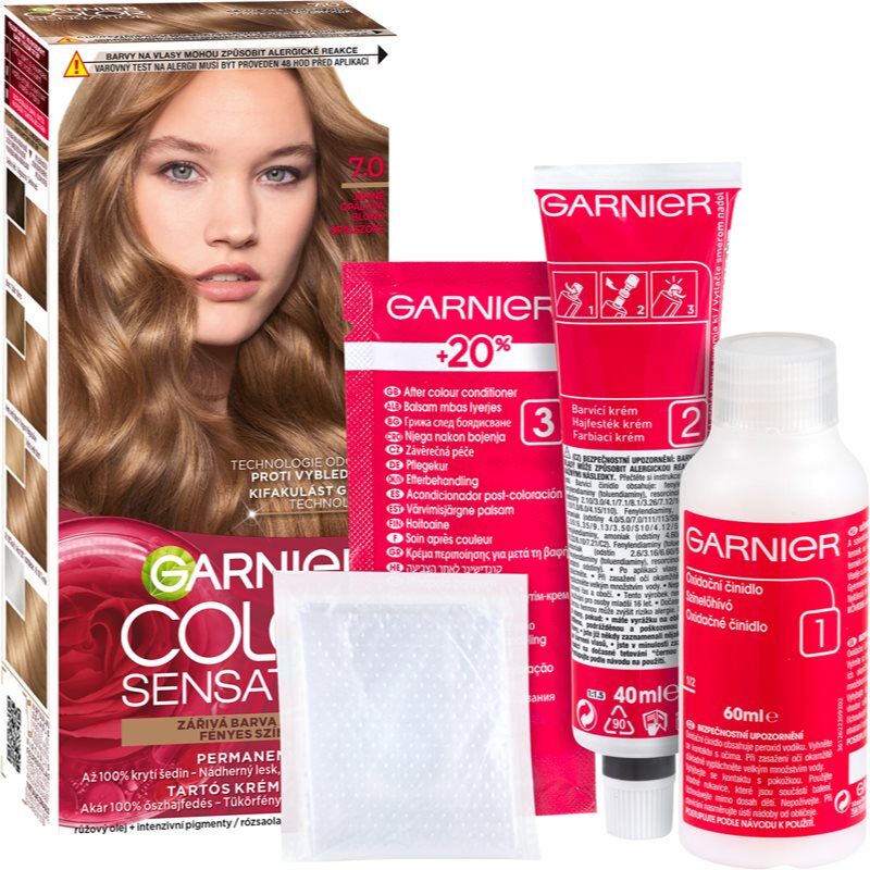 Garnier Color Sensation coloration cheveux teinte 7.0 Opal Blond 1 pcs