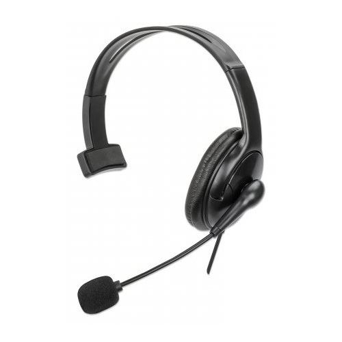 Manhattan Mono USB-Headset links / rechts tragbar 2m Kabel