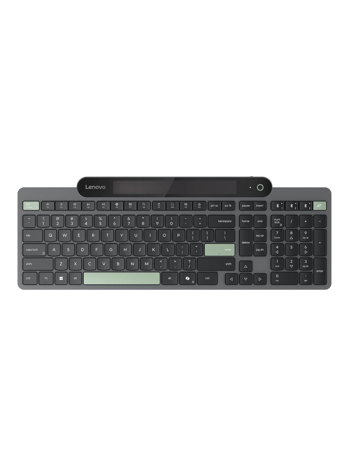 Lenovo Self-Charging Bluetooth Keyboard-German 129 - Tastatur - Deutsch - Schwarz