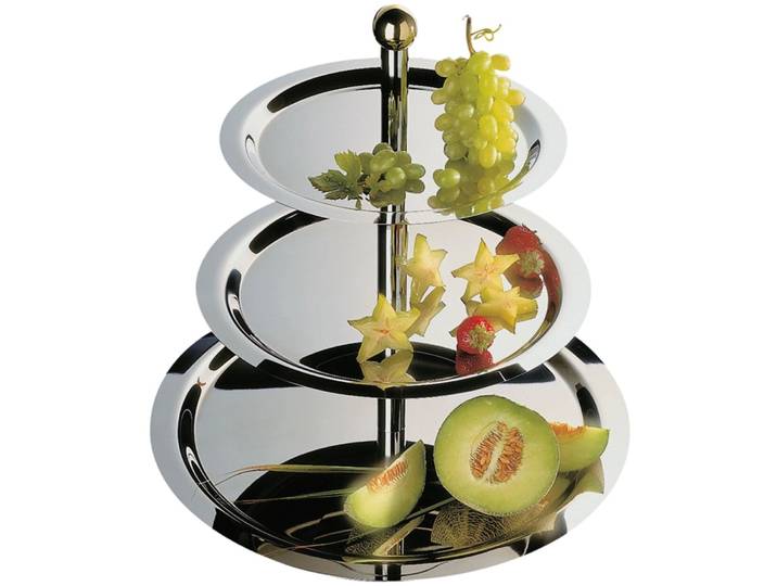 Etagère Aps silber Edelstahl B 48 H 50 cm - Etagère