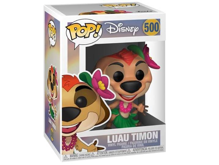 Funko Pop! Vinyl: Disney: The Lion King: Luau Timon - Le Roi Lion - Figurine en Vinyle à Collectionner - Idée de Cadeau - Produits Officiels - Jouets pour Les Enfants et Adultes - Movies Fans