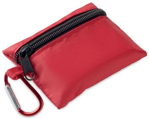 CAREONE Trousse de premiers secours rouge
