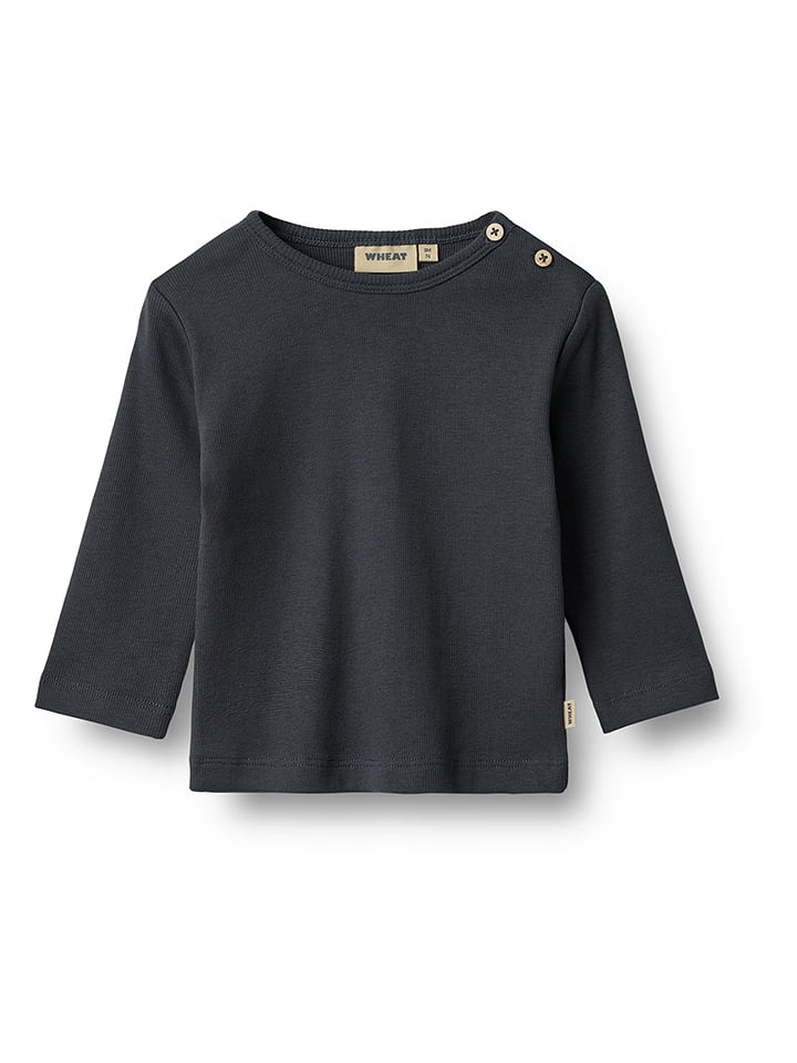 Wheat Longsleeve ''Milo'' in Dunkelblau - 50