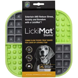 LickiMat Slomo - TRP Schleckmatte für Hunde - grün - 20 cm