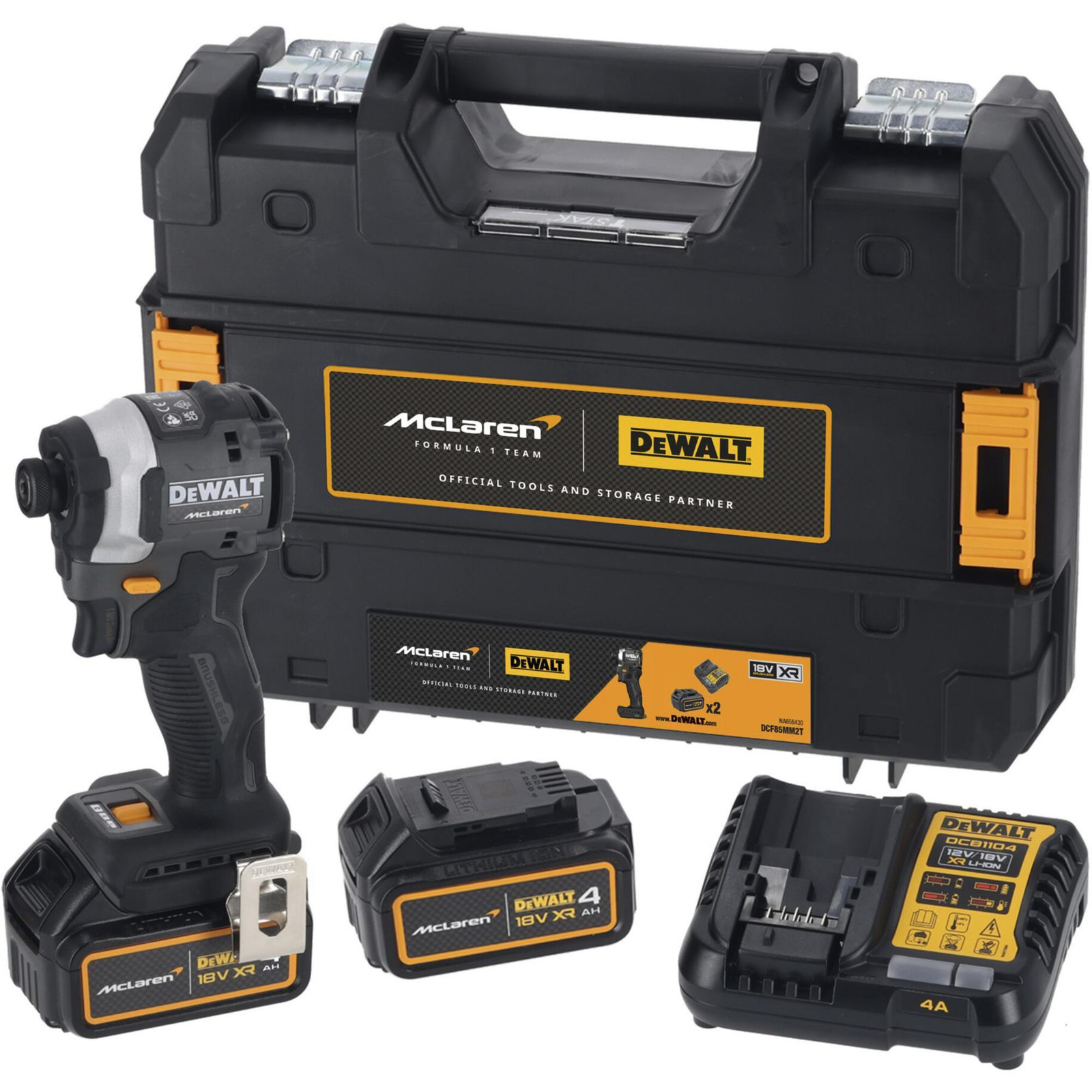 DeWalt McLaren accu-slagmoersleutel 18 V, model DCF85MM2T-QW