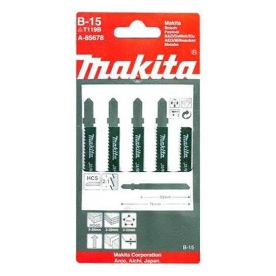 Makita JIG SAWBLADE 50MM B15 WOOD 5 PCS (000051238373)