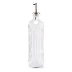 Essig-/Ölflasche NOSTALGIE (DH 7,80x31 cm) - weiß - DH 7,80x31 cm
