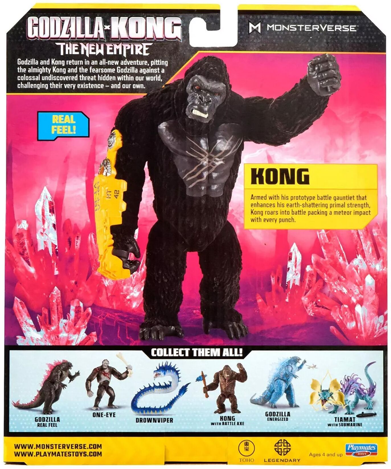 Godzilla x Kong: The New Empire Real Feel Kong 6-Inch Figure by Playmates Toys