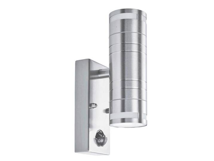 Aussenwandleuchte Metro, Schwarz, Metall, Kunststoff, 22x11x7 cm, Europäischer Sicherheitsstandard, IR Bewegungsmelder, Lampen & Leuchten, Außenbeleuchtung, Außenleuchten