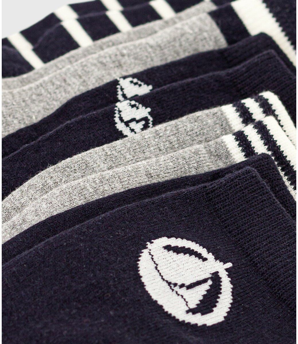 PETIT BATEAU Lot de 5 paires de chaussettes hautes