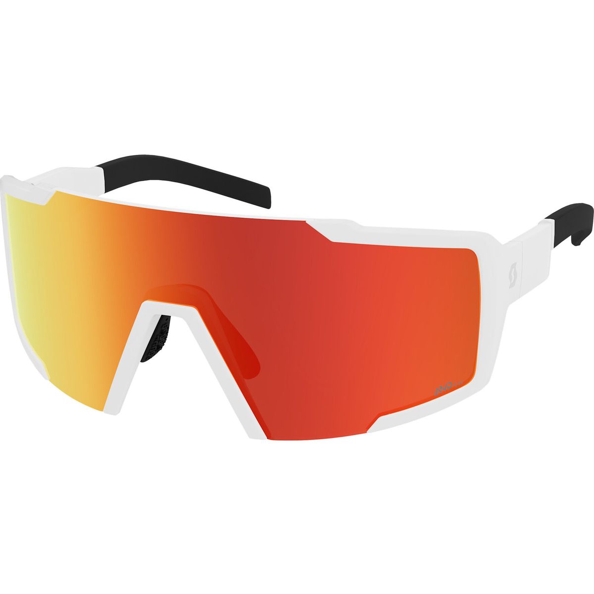Scott Sunglasses Shield white matt / amp red chrome s3 (0196) 2753800196367