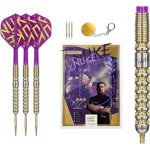 Target-Darts Dartpfeile Luke Littler GEN1 Prodigy Swiss Point, mit wechselbarer Metallspitze, 23 g, 3 Stück