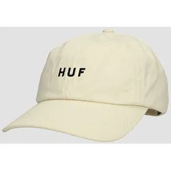 HUF Essentials OG Logo CV 6 Panel Cap off white Gr. Uni