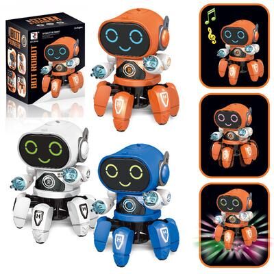 Discount Dollar Deals Dance Music Claws Robot Octopus Interactive Educational Toy For Kids, Perfect Birthday Gift For Boys And Girls green