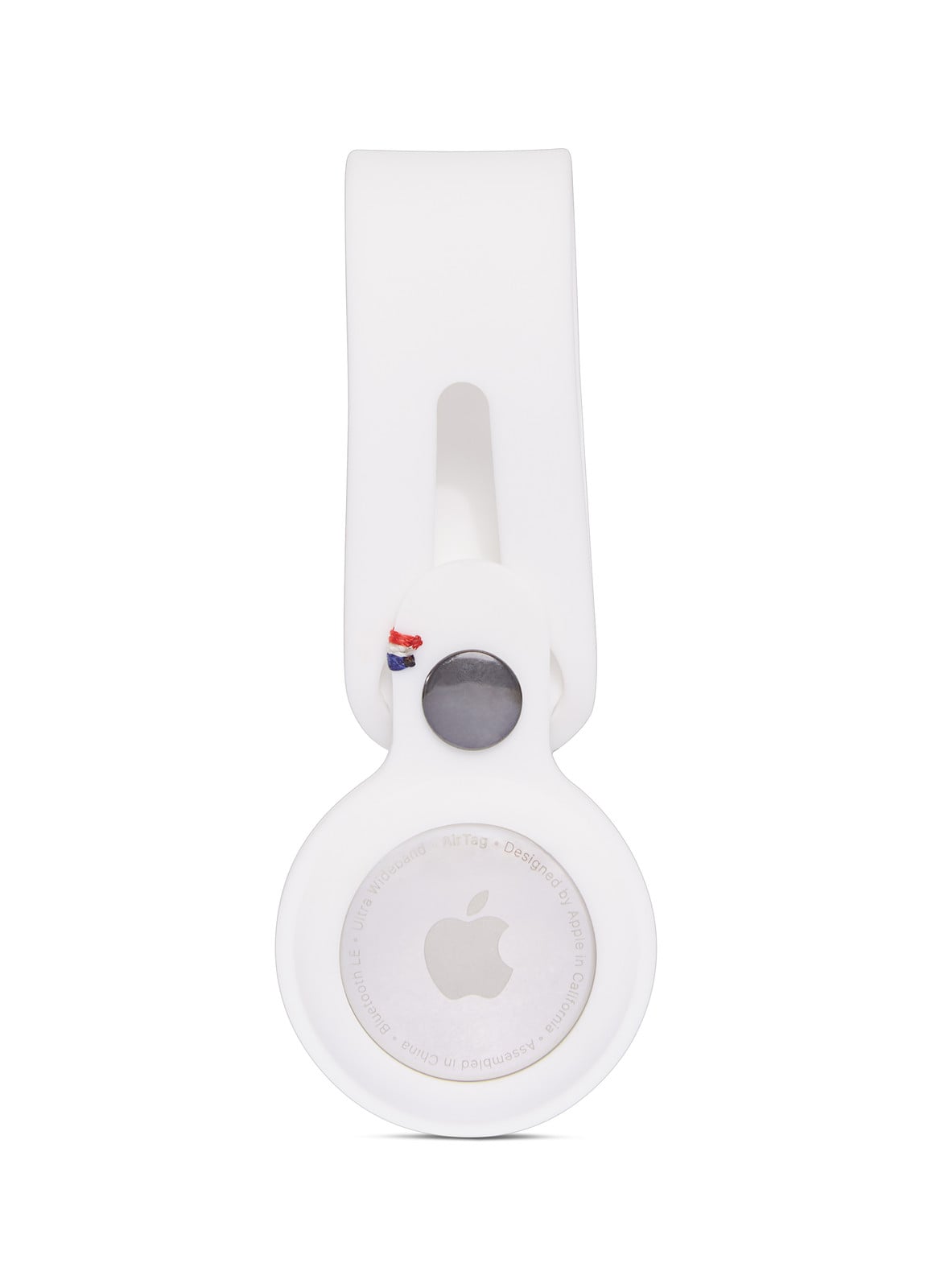 Decoded Siliconen Loop voor de Apple AirTag - Wit