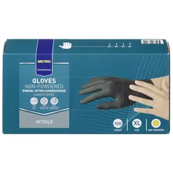 Metro Premium schwarze Nitril-Handschuhe Größe XL  BBQ 100 Stück