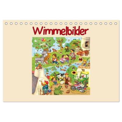 Wimmelbilder (Tischkalender 2026 DIN A5 quer), CALVENDO Monatskalender