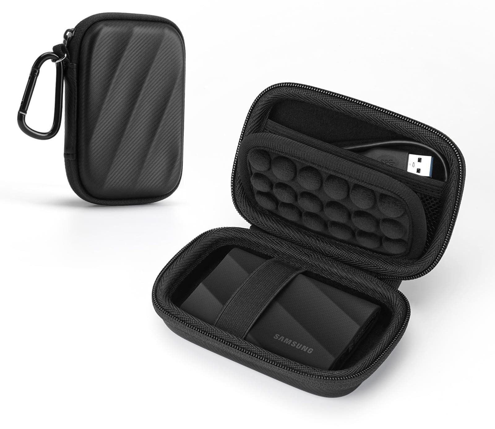 Merkloze waterbestendige hardcase voor Samsung T9/T7 SSD